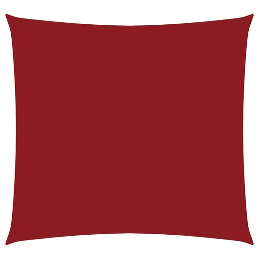 Toldo De Vela Cuadrado Tela Oxford Rojo 2,5x2,5 M_0