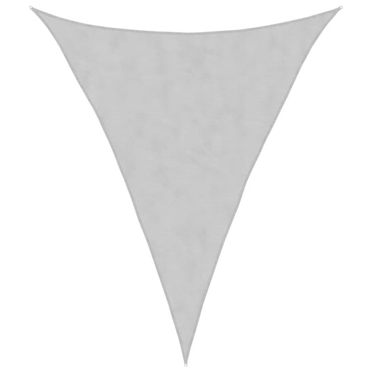Vidaxl Toldo De Vela Poliéster Oxford 100% Gris Claro 3x4x4 M_0