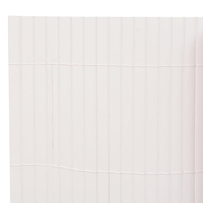 Valla De Jardín De Doble Cara Blanco 110x400 Cm / Vetonek_0