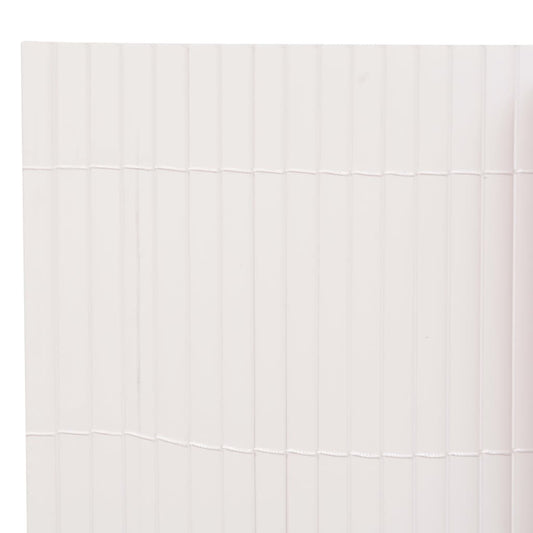 Valla De Jardín De Doble Cara Blanco 110x400 Cm / Vetonek_0