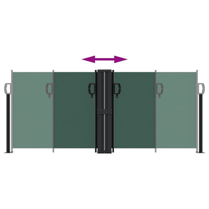 Vidaxl Toldo Lateral Retráctil Verde Oscuro 100x600 Cm_4