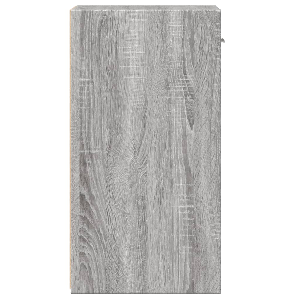 Mesita De Noche Madera De Ingeniería Gris Sonoma 35x34x65 Cm_4