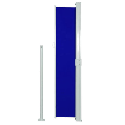 Vidaxl Toldo Lateral De Jardín O Terraza Azul 160x300 Cm_3