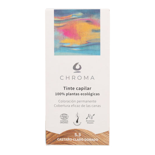 Tinte Chroma BIO Castaño Claro Dorado 5.3 100 g