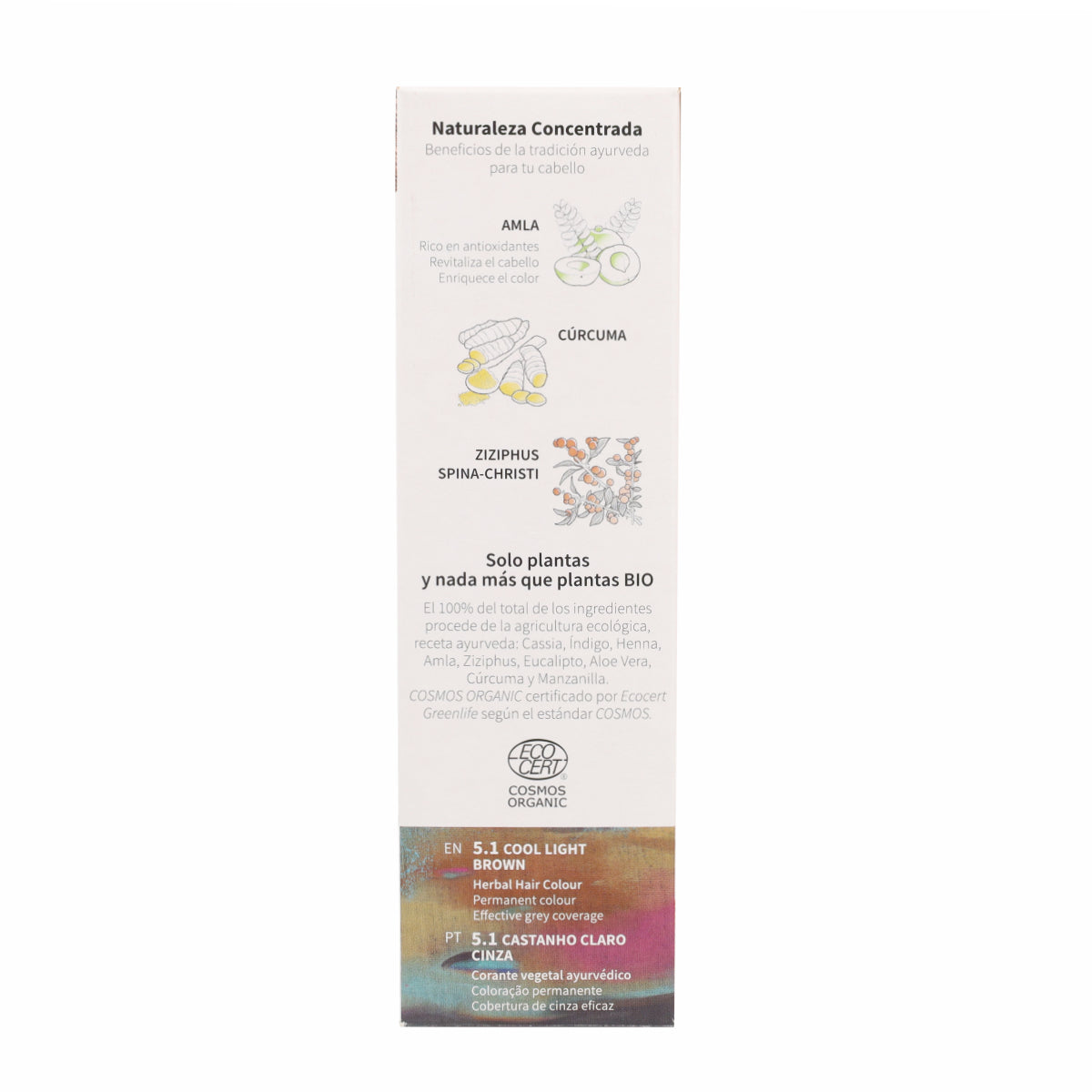 Tinte Chroma BIO Castaño Claro Ceniza 5.1 100 g