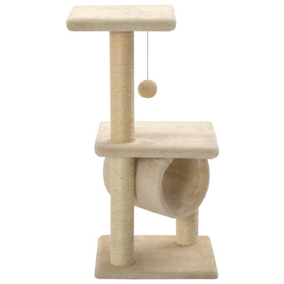Vidaxl Rascador Para Gatos Con Poste Rascador De Sisal 65 Cm Beige_2