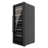 Vinoteca De 77 Botellas Bolero Grandsommelier Duo 77000 Black. 193 L, Sistema Compresor De Enfriamiento, Display, Control Táctil, Temperatura Regula