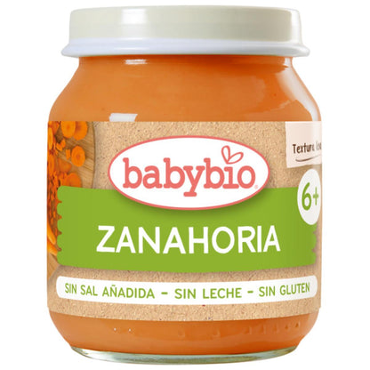 Pack 3 unidades Potito zanahoria Babybio 130 g