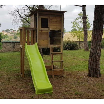 Parque Infantil Masgames Taga L Con Columpio Sin Pared De Escalada.