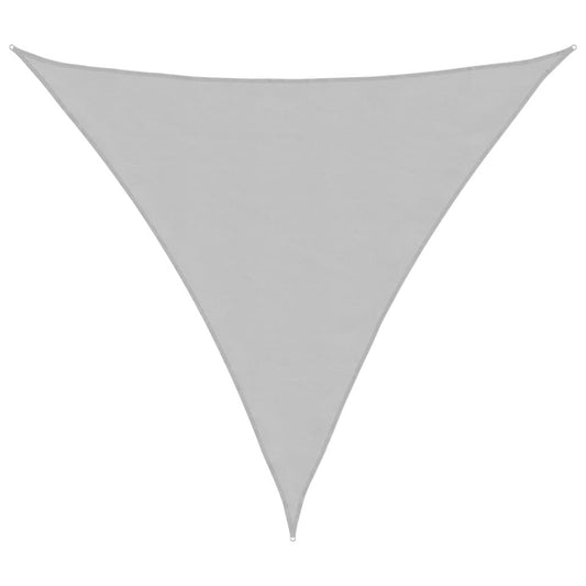 Vidaxl Toldo De Vela Poliéster Oxford 100% Gris Claro 4x4x4 M_0