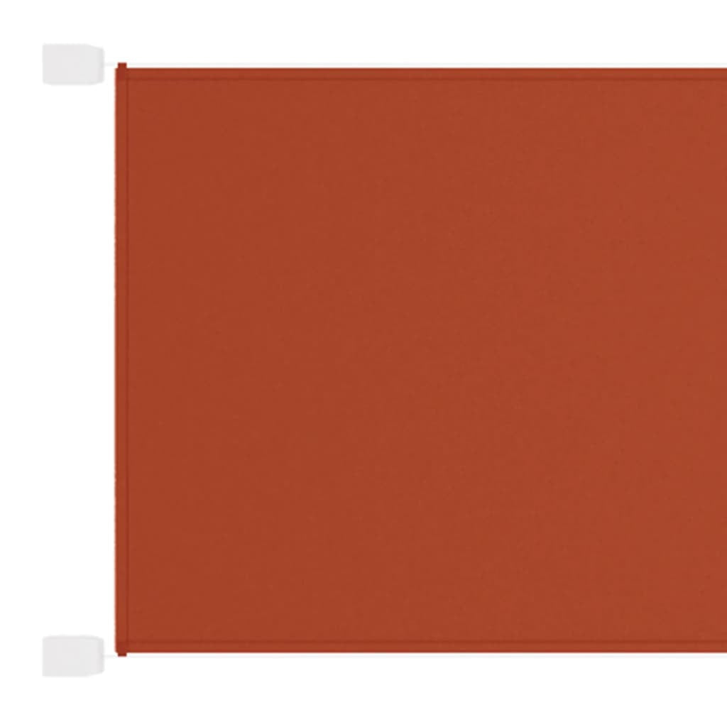 Vidaxl Toldo Vertical Terracota Tela Oxford 100x420 Cm_0