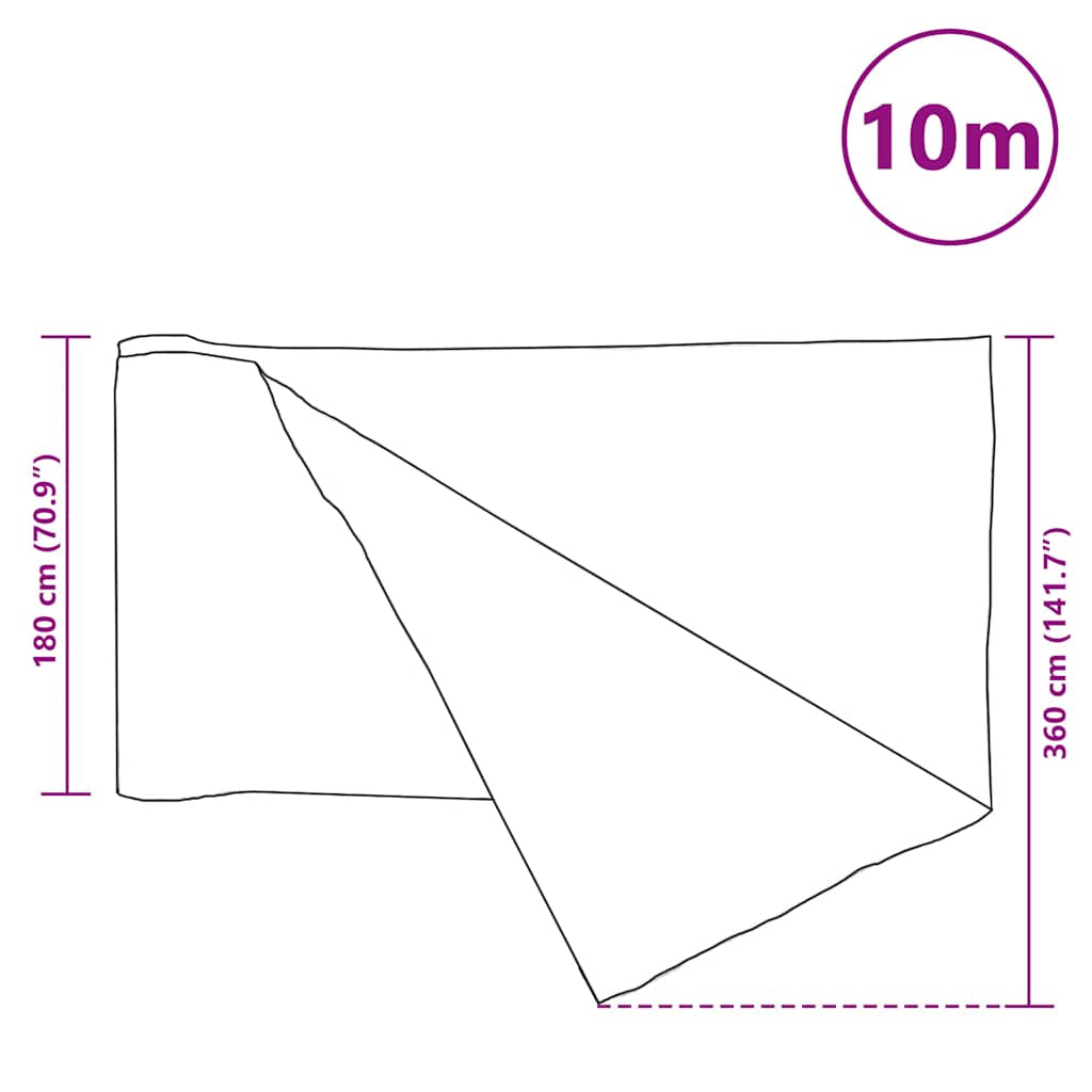 Vidaxl Red De Privacidad Hdpe Gris Antracita 1,8x10 M 75 G/m²_2