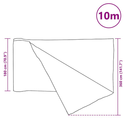 Vidaxl Red De Privacidad Hdpe Gris Antracita 1,8x10 M 75 G/m²_2