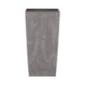 Maceta Alta 16,3 L Prosperplast Urbi Square Effect De Plástico Con Depósito En Color Gris Claro, 42 (alto) X 22 (ancho) X 22 (profundo) Cms