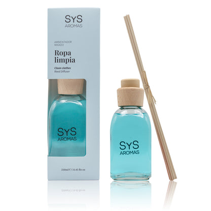 Ambientador Mikado Ropa Limpia Origins SYS Aromas 250 ml | Aroma Fresco y Limpio | Relajante_0