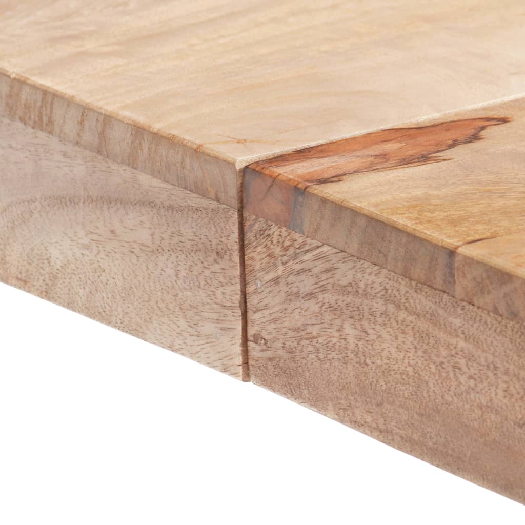 Mesa De Comedor De Madera Maciza De Mango 120x120x77 Cm_2