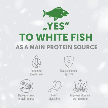 Nature's Protection White Dog Pienso grain free Pescado adulto razas pequeñas 1,5 Kg
