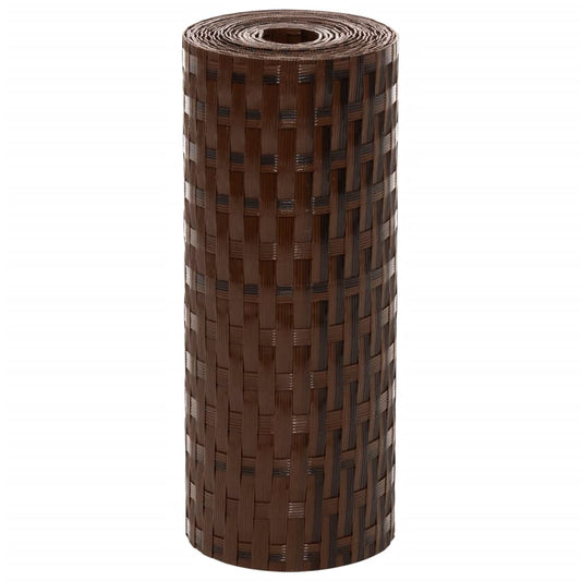 Toldos De Balcón 10 Uds Ratán Sintético Marrón Negro 255x19 Cm / Vetonek_0