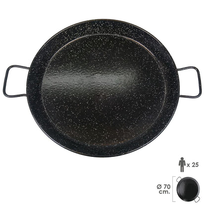 Paellera Valenciana Esmaltada 25personas/ 70 cm_3