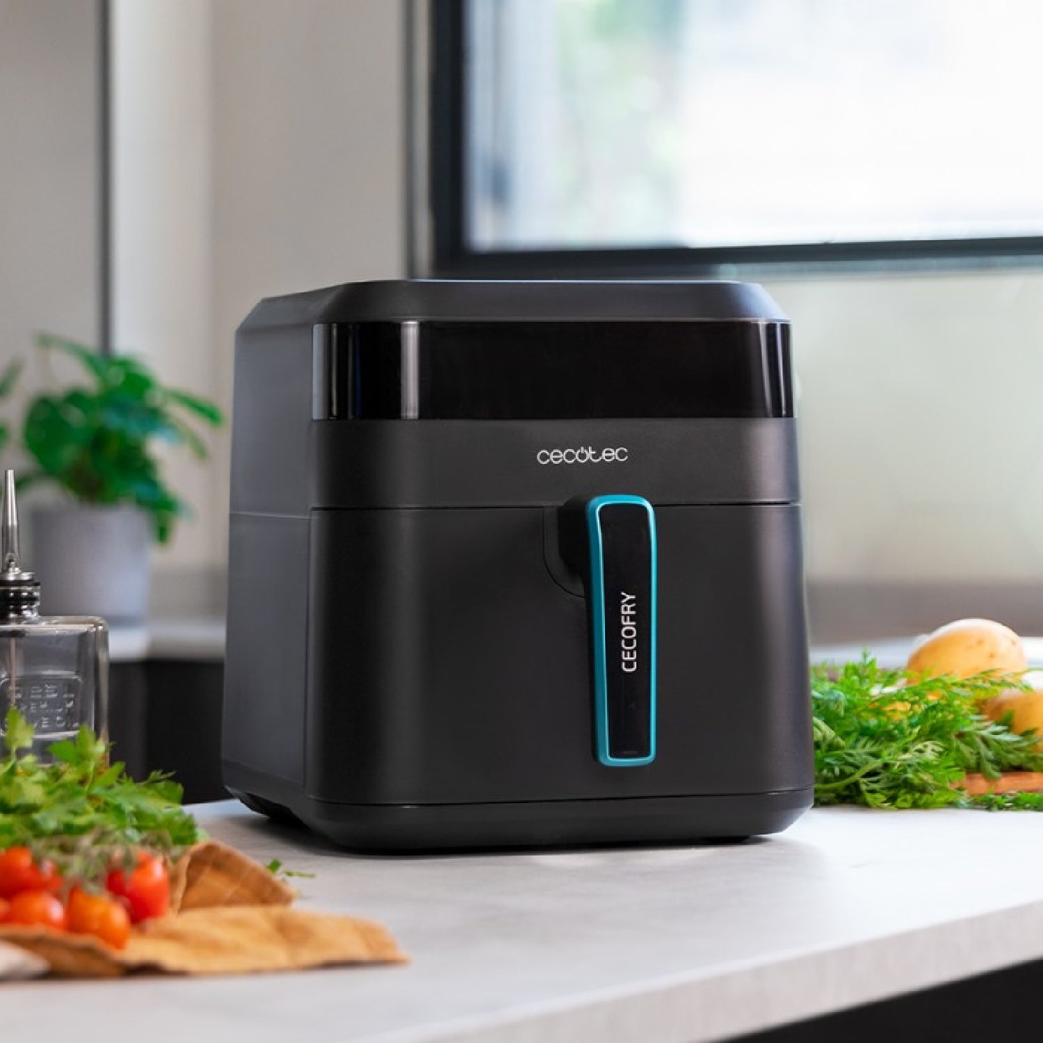 Freidora Sin Aceite 6 L De Aire Cecofry Experience 6000. 1700 W, Tecnología Perfectcook, Temperatura Regulable De 80 A 200ºc, Panel De Control Tácti_1