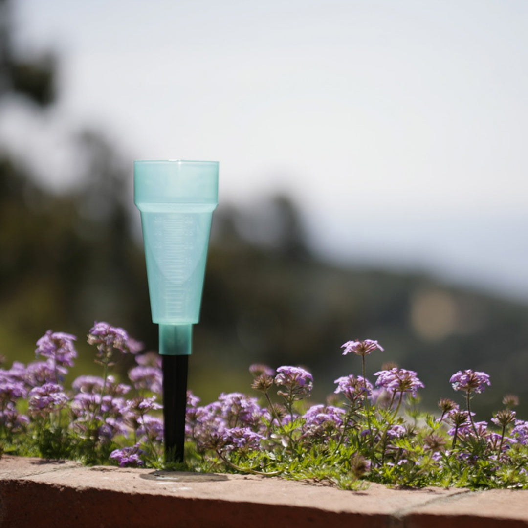 Pluviometro De Jardin Con Siporte Pluviopic Verde Nortene_4