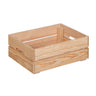 Caja De Madera Maciza Well Home Tono Natural 30x15x40 Cm