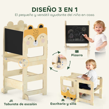 Aiyaplay Torre De Aprendizaje 3 En 1 Plegable_3