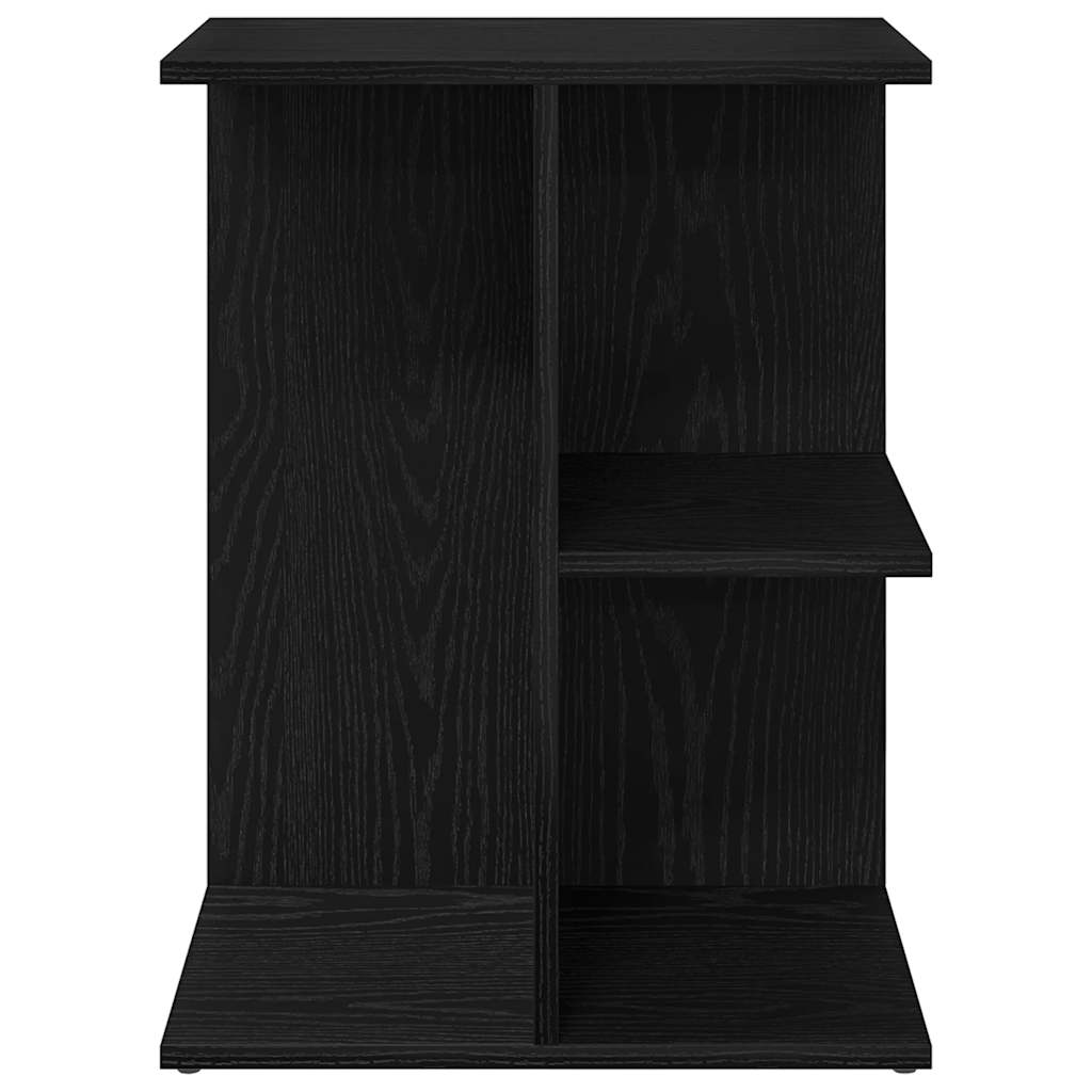 Mesitas De Noche 2 Uds Madera De Ingeniería Roble Negro_3