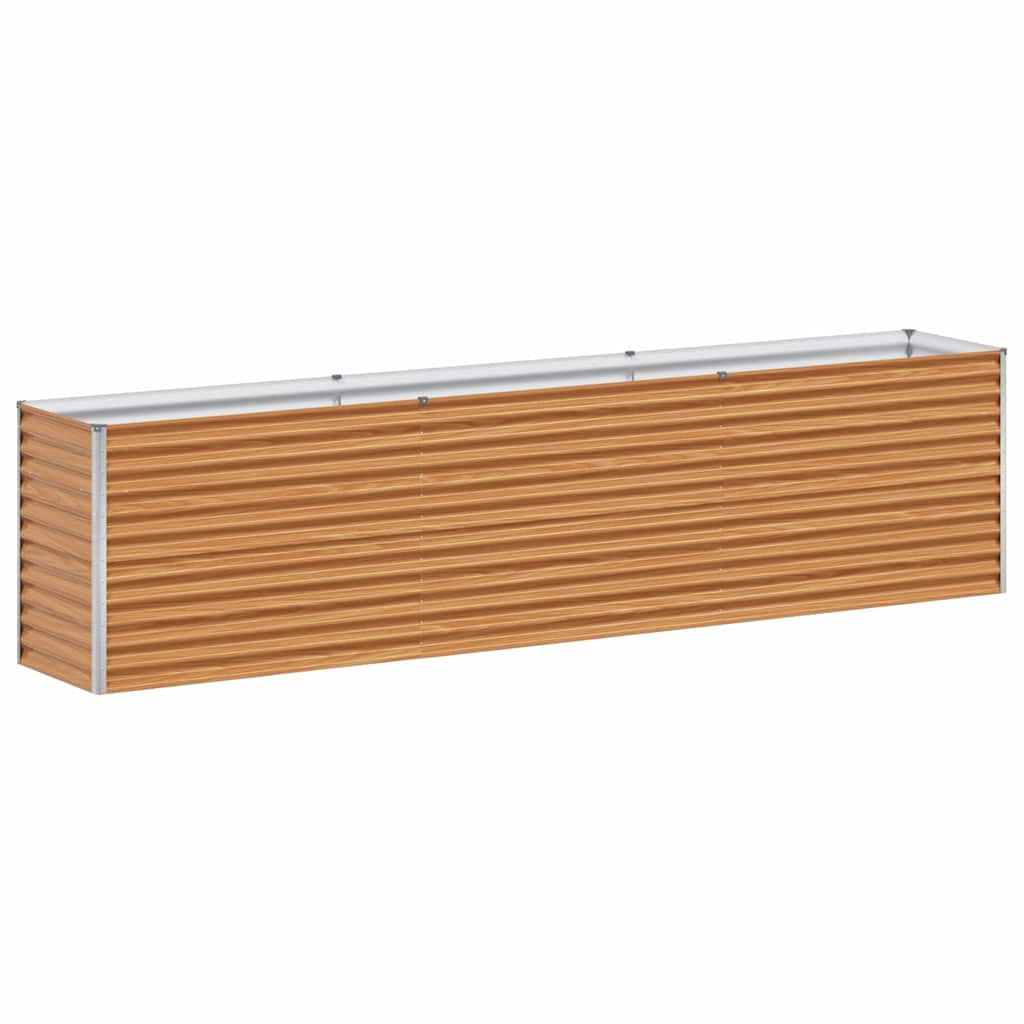 Arriate Elevado Marrón Claro 290 X 50 X 68 Cm Acero Galvanizado_0