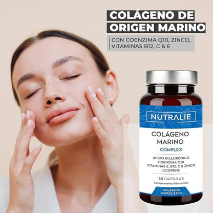 Pack 2x Nutralie Colágeno Marino Complex Ácido Hialurónico Piel 60 Cápsulas