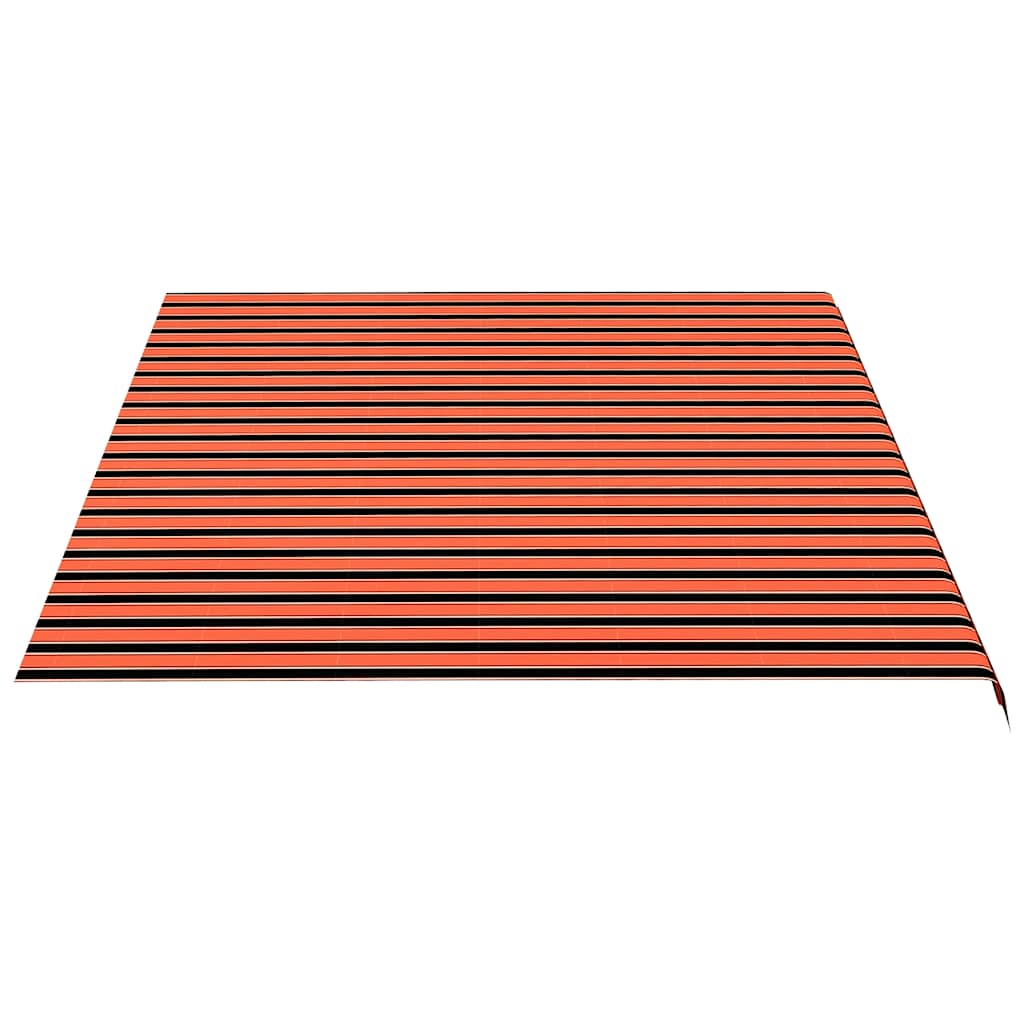 Tela De Repuesto Para Toldo Naranja Y Marrón 5x3,5 M Poliéster_3
