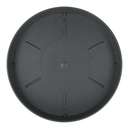 Plato maceta Tes color antracita D 20 x 3