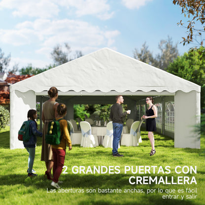 Outsunny Carpa Para Fiesta 12x6 M Outsunny Carpa Para Fiesta 12x6 M Blanco_5