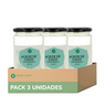 Pack 3xAceite de coco desodorizado ECO Planeta Huerto 500 ml