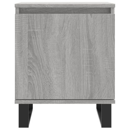 Mesita De Noche 2 Uds Madera Ingeniería Gris Sonoma 40x30x50 Cm_3