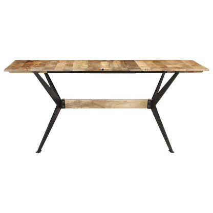 Mesa De Comedor De Madera Maciza De Mango 180x90x76 Cm_0