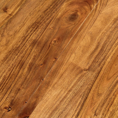 Mesa De Centro De Madera Maciza De Acacia 65x65x32 Cm_4