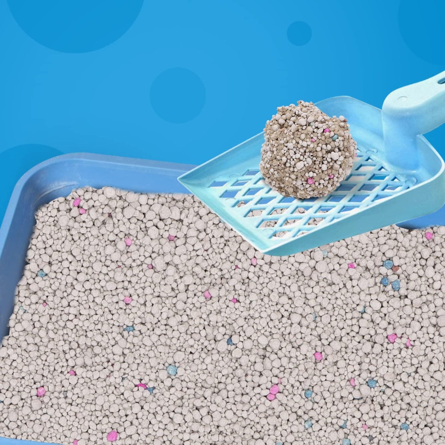 Arena aglomerante de bentonita para gatos aroma limón Nobleza 3.8 L