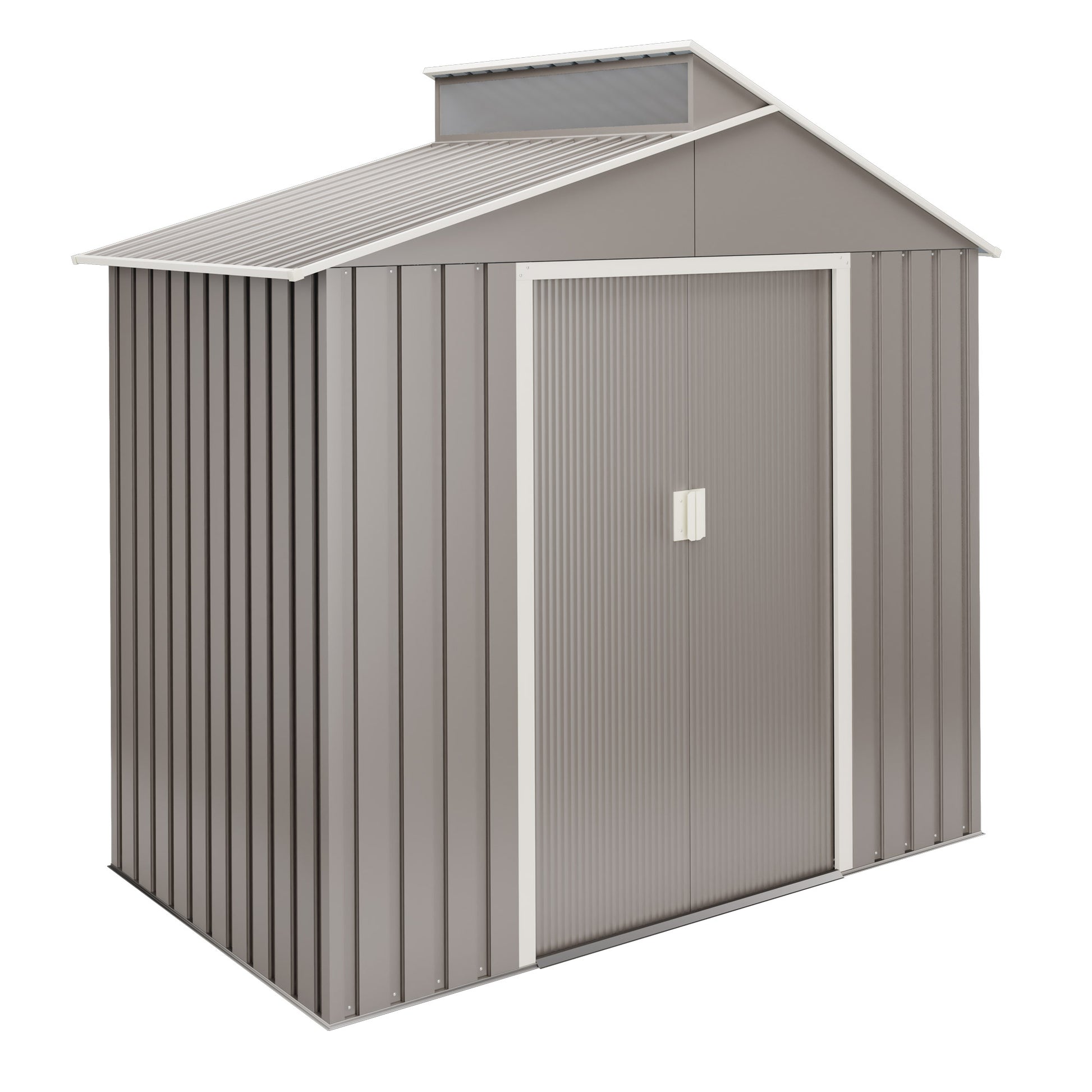 Caseta Metal Nuuk 2,84m2 - 10 Años De Garantía - 220x129x214cm. Cobertizo Jardin_0