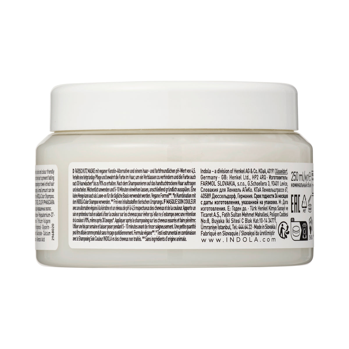 Indola Tratamiento Protector Del Color Teñido Profesional 250ml_2
