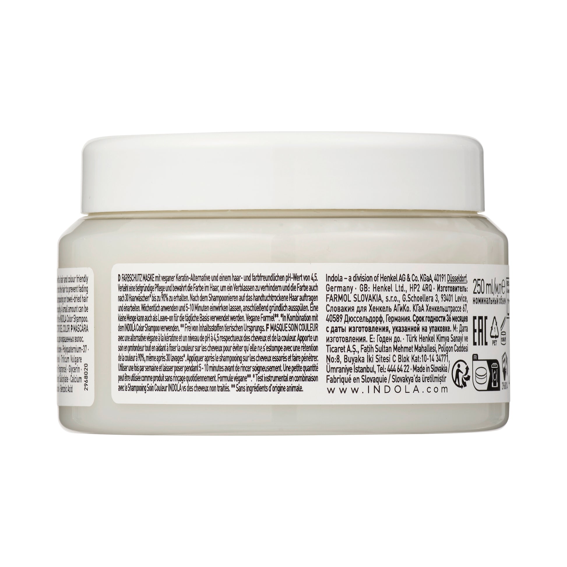 Indola Tratamiento Protector Del Color Teñido Profesional 250ml_2