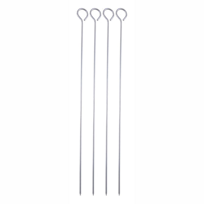 Juego De 4 Brochetas Para Barbacoa H.36cm Bergner_0