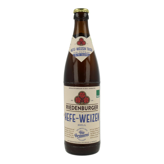 Cerveza Ecológica Weiss de Trigo Riedenburger 50cl