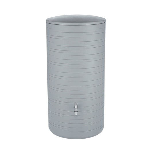 Bidón De Agua De Lluvia Novara 280l Color Gris Frío