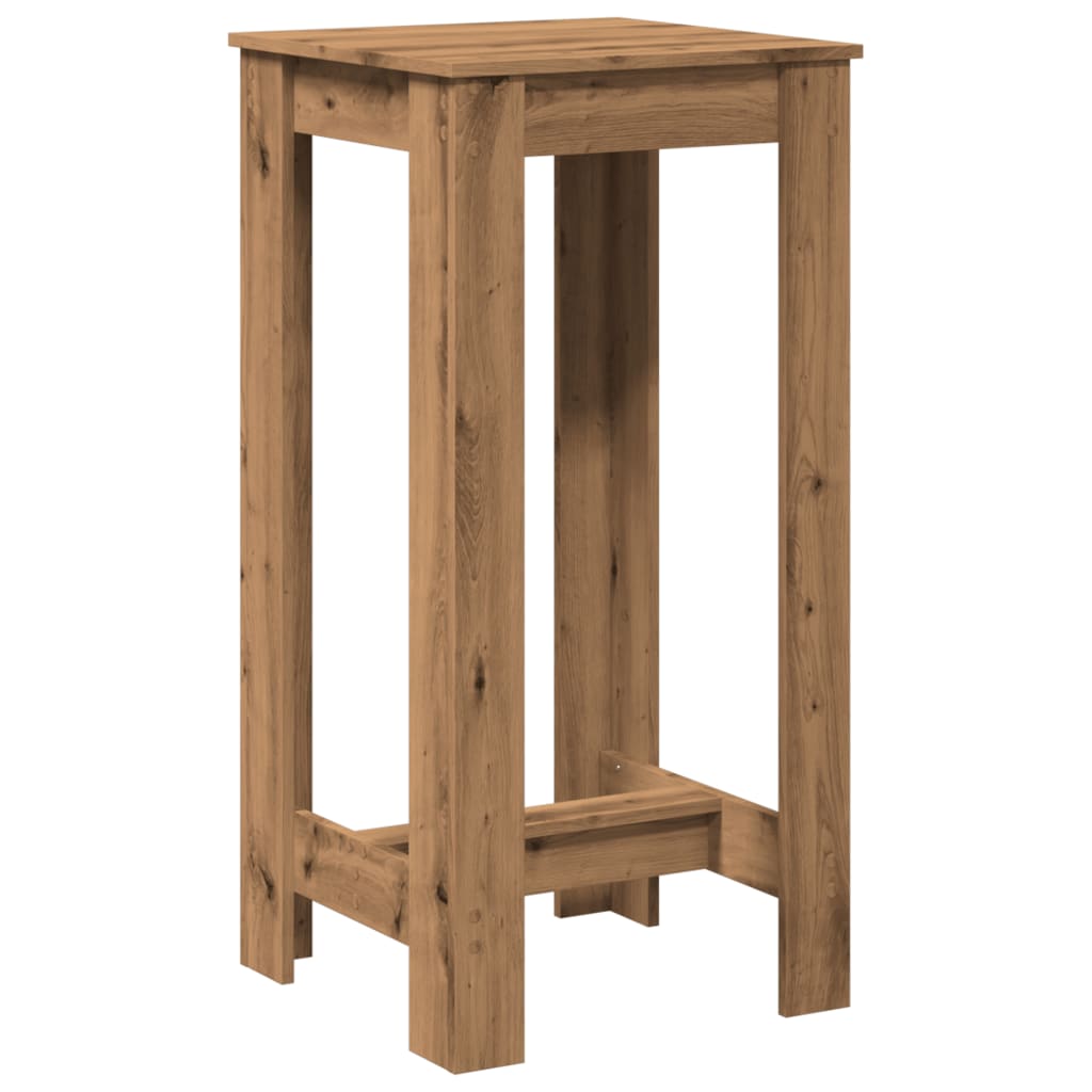 Mesa Alta De Bar Madera Ingeniería Roble Artisian 51x50x103,5cm_4