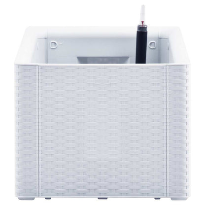 Arriate Con Sistema De Riego Automático Blanco 100x43x33 Cm_3