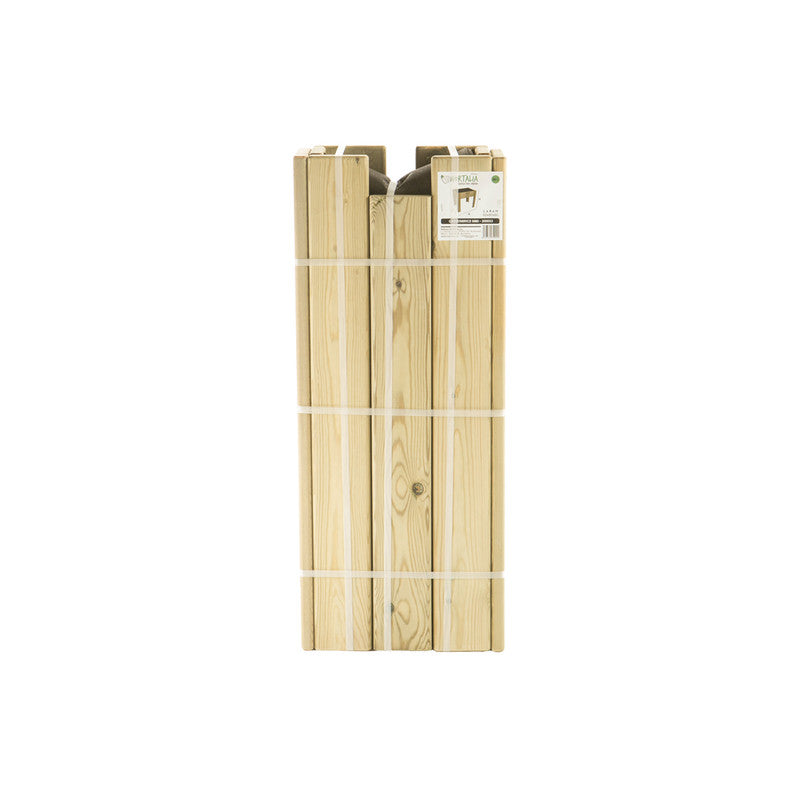 Mesa De Cultivo Elevada De Madera Tratada 80x60x80 Cm Gardenbrico M80 Hortalia_5