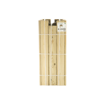 Mesa De Cultivo Elevada De Madera Tratada 80x60x80 Cm Gardenbrico M80 Hortalia_5