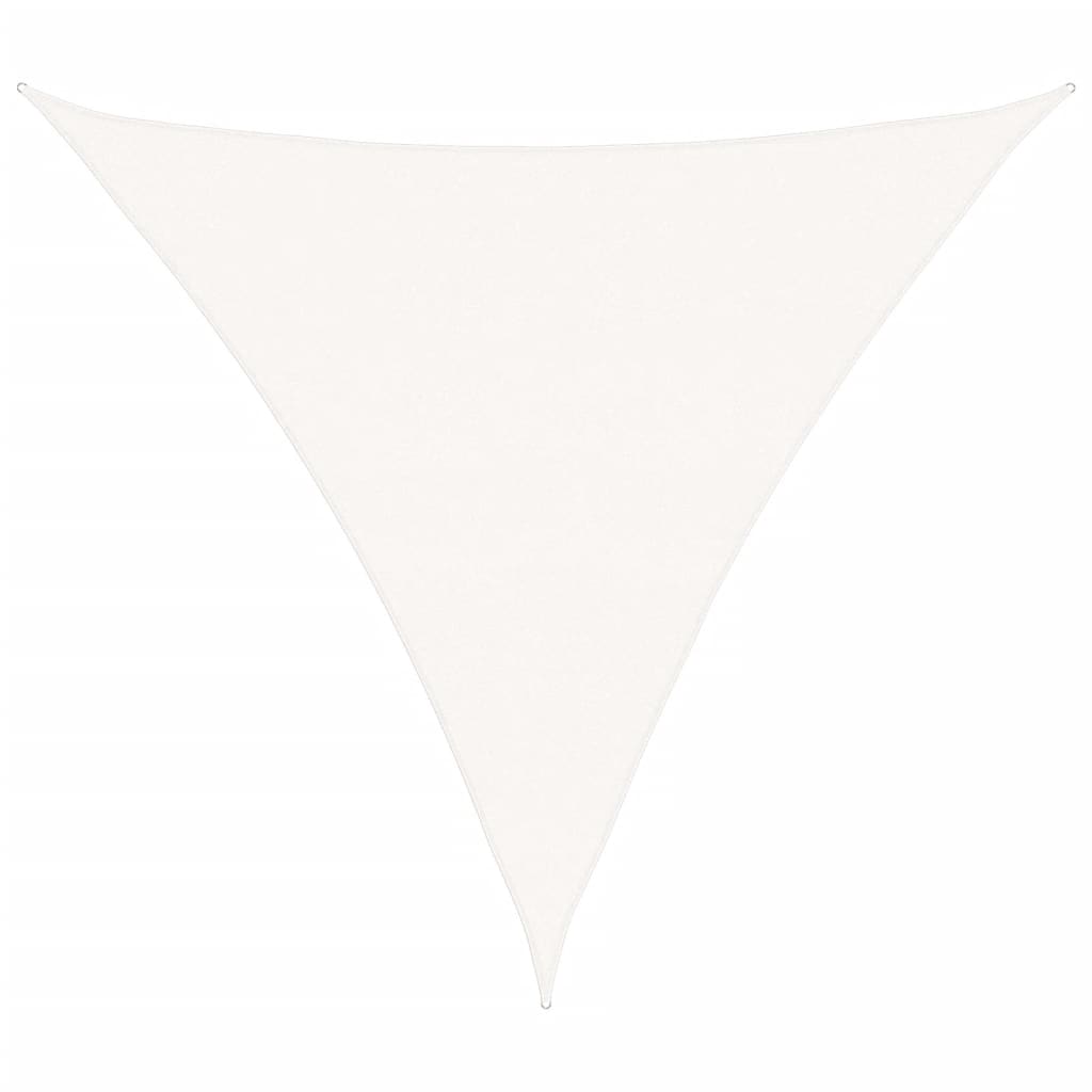 Toldo De Vela Triangular Hdpe 5x5x5 M Blanco_0