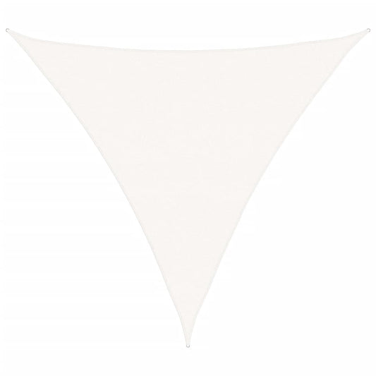 Toldo De Vela Triangular Hdpe 5x5x5 M Blanco_0